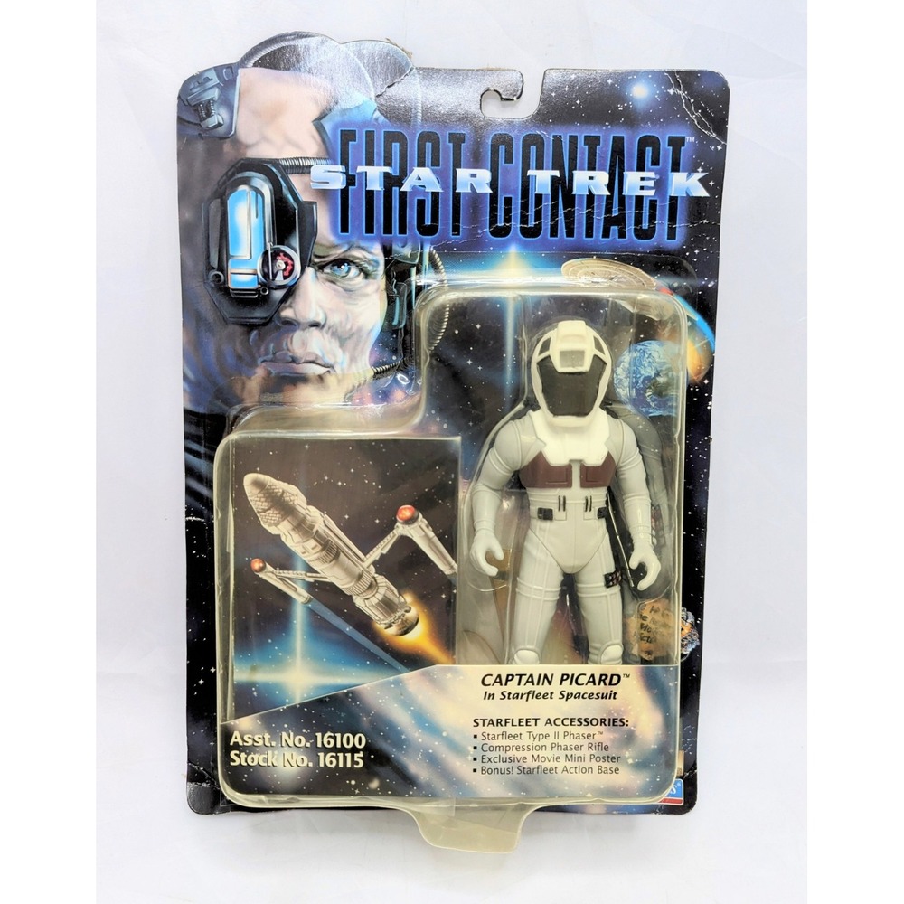 1996 Playmates Star Trek First Contact Captain Picard Figure
